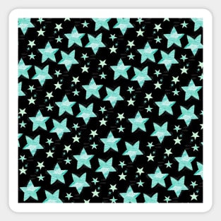 Twinkle little green stars in the dark Sticker